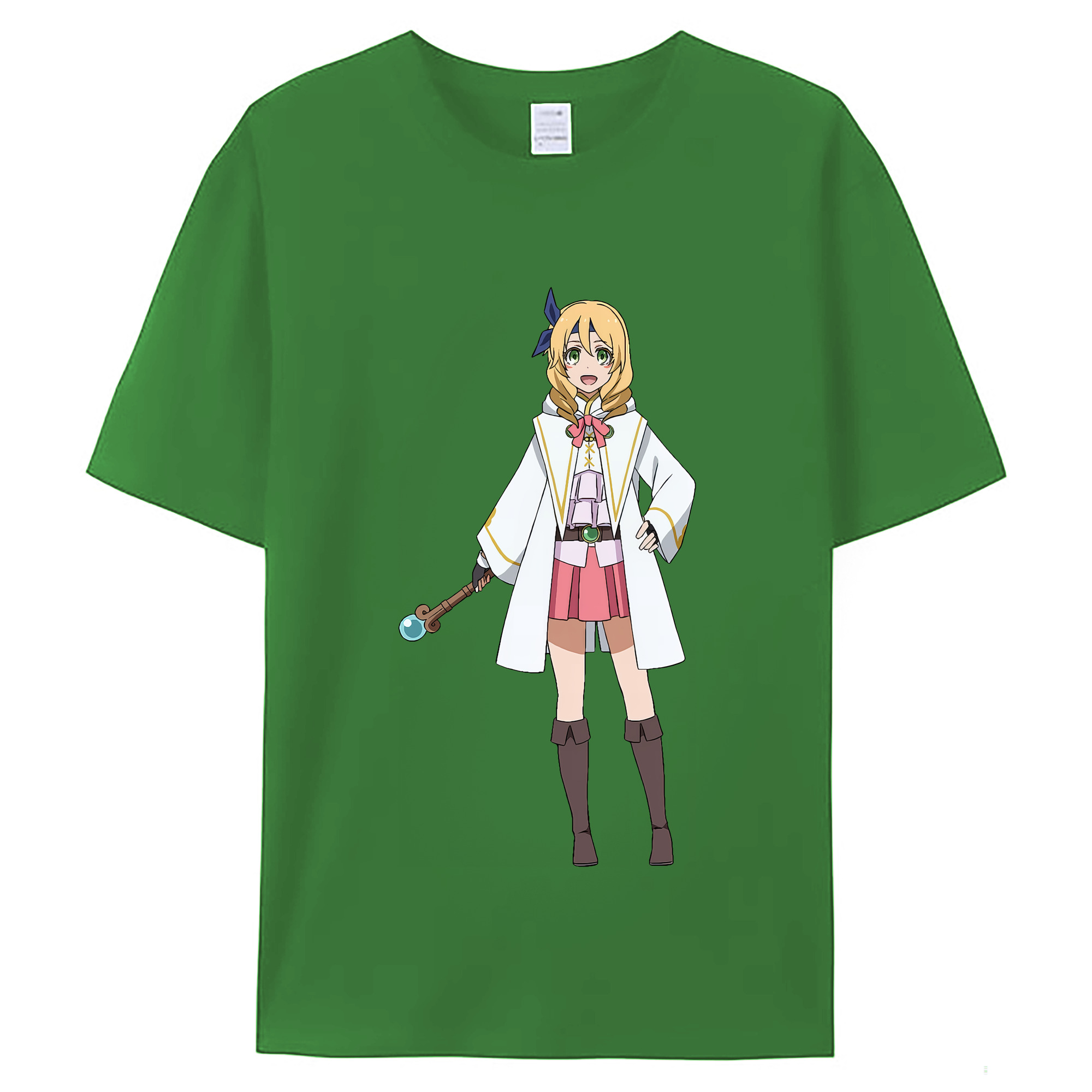 （画像用） 転スラ Regarding Reincarnated to Slime レディースカジュアルプリントTシャツ（綿100％）